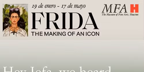 Social Day! Brunch & Frida Khalo at MFAH