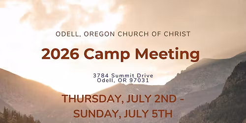 2026 Gospel Camp Meeting