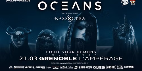 OCEANS + Kassogtha \u00e0 l'Amp\u00e9rage, Grenoble