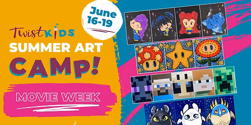 Summer Kids Art Camp - Movie Week at Twist Grand Rapids