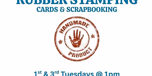NEW! Watertown Senior Center - Rubber Stamping & Crafting