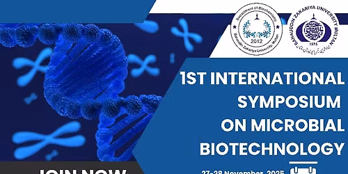 1st International Symposium on Microbial Biotechnology 27th and 28th November 2025.