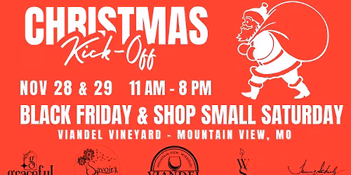 Black Friday & Small Business Saturday at Viandel Vineyard