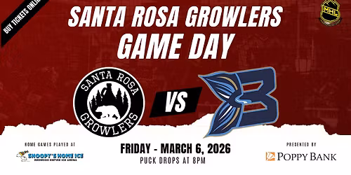 Santa Rosa NorCal Hockey - Growlers vs Barracudas
