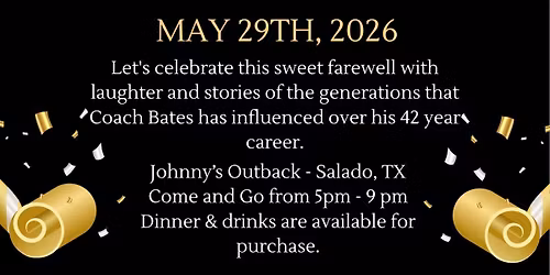 Retirement Party for Coach Bates