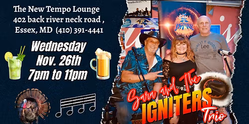 Sara's TRIO @The New Tempo Lounge PRE Thankgiving 