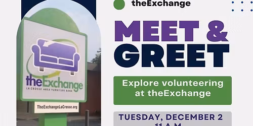 Meet & Greet - Explore volunteering at theExchange