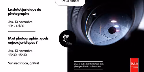 Tables rondes - Rencontres de la photographie de l'oc\u00e9an Indien