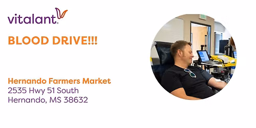 Blood Drive at the Hernando Farmers Market 