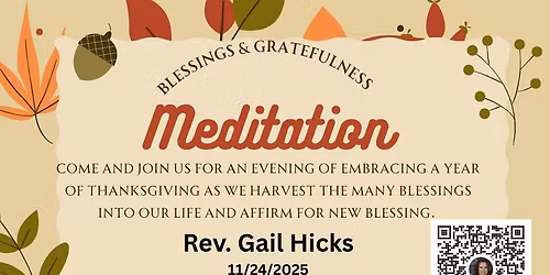 Blessings & Gratefulness Meditation