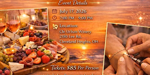 Sunset & Sparkle Charcuterie Workshop And Permanent Jewelry Experience