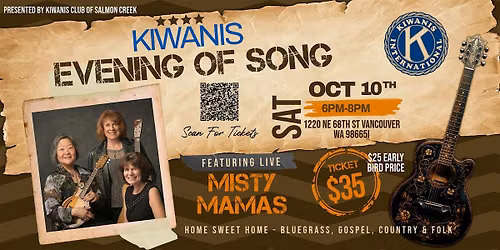 Kiwanis Evening Of Song Presents Misty Mamas