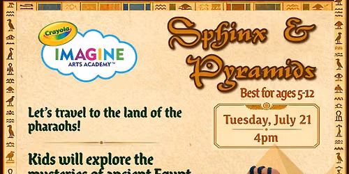Sphinx & Pyramids (ages 5-12)