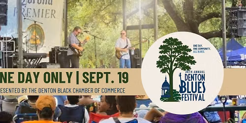 28th Annual Denton Blues Festival | One Day Only