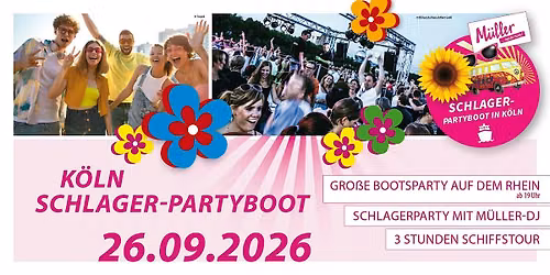 Schlager-Partyboot K\u00f6ln