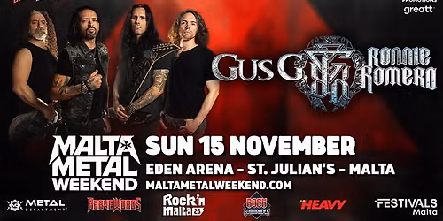 Gus G & Ronnie Romero - as part of Malta Metal Weekend 2026