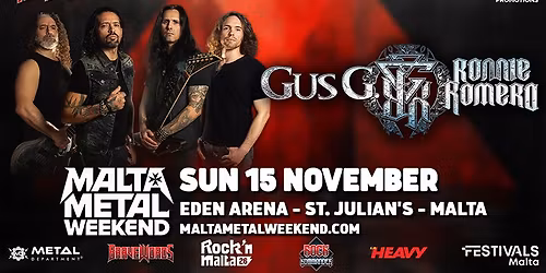 Gus G & Ronnie Romero - as part of Malta Metal Weekend 2026