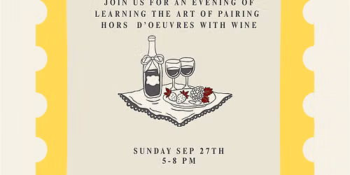 Food and Wine Pairings with Patrice