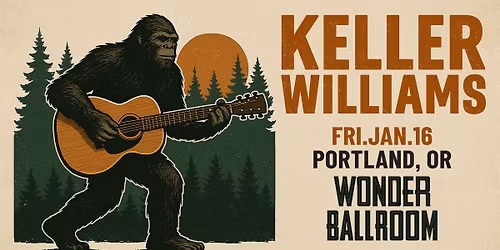 Keller Williams | Fri Jan 16, 2026 | Wonder Ballroom