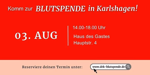 Blutspende in Karlshagen