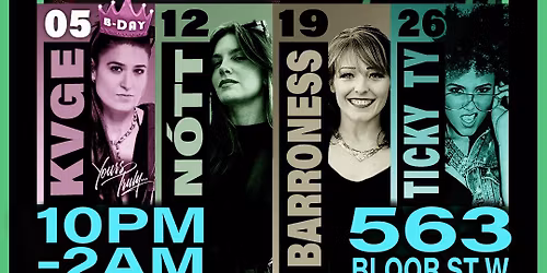 Miz Megs & Friends - Special Guest: Barroness