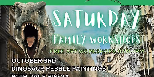 Dinosaur Pebble Painting
