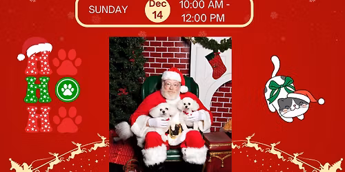 Pet Pictures with Santa 