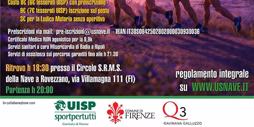 Sunset Run in riva d'Arno