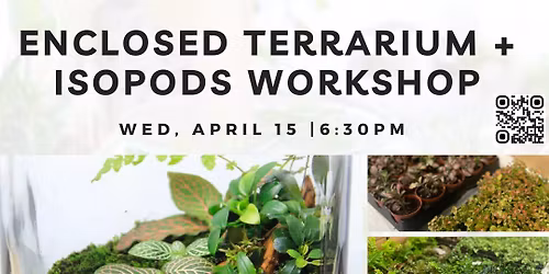 Enclosed Terrarium + Isopods Workshop | Buffalo 9 Brewing