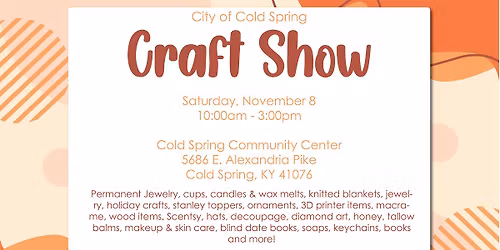 Cold Spring Craft Show