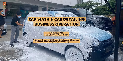 Car Wash and Car Detailing Business Operation Seminar