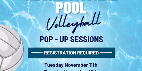 Recreational Pool Volleyball Pop -UP 