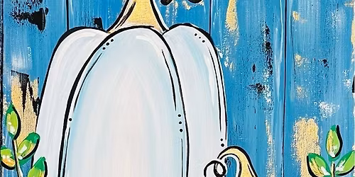 Autumn Blue Paint Party