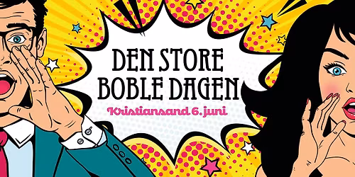 Den Store Bobledagen l\u00f8rdag 6. juni 2026 kl 14.00