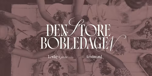 Den Store Bobledagen l\u00f8rdag 6. juni 2026 kl 14.00