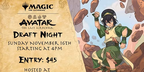 MTG Avatar: The Last Airbender Draft Event