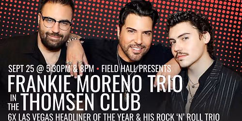 The Frankie Moreno Trio in the Thomsen Club