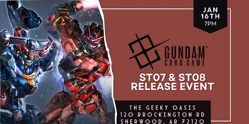 Gundam Card Game ST07 & ST08 Release Event 