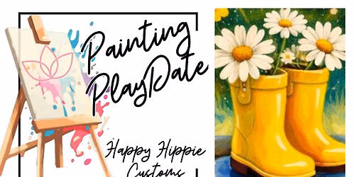Rainboots Painting PlayDate