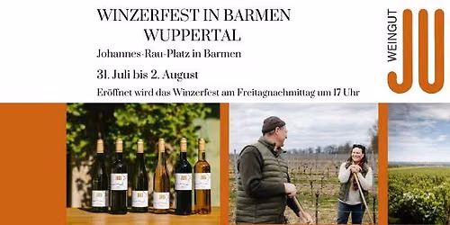 Winzerfest Wuppertal Barmen 2026