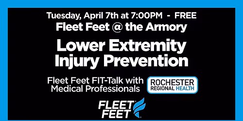 Rochester Regional Health x Fleet Feet FIT-Talk Lower Extremity Injury Prevention