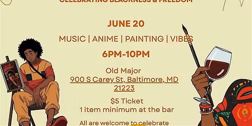 Tokyo Genesis Presents Juneteenth Anime Paint & Sip