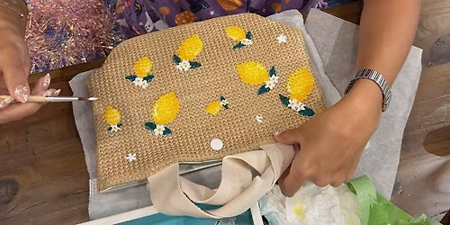 Gold and Silver Leaf Summer Bag Class