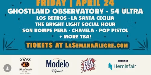 La Semana Alegre: Ghostland Observatory  54 Ultra  Los Retros & La Santa Cecilia