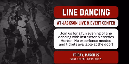 Instructor Led Line Dancing