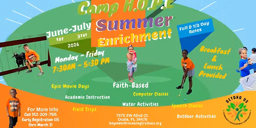 Camp H.O.P.E. Summer Enrichment Camp