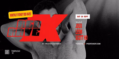 Red Rave X Sydney - Sat 26th September