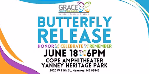 GRACE Cancer Foundation Kearney Butterfly Release 2026