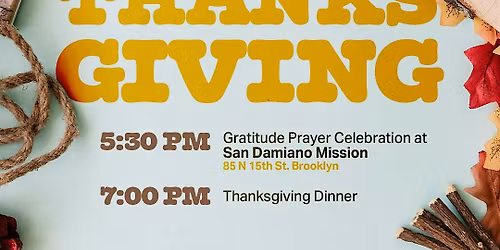 Thanksgiving Potluck Dinner