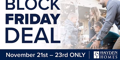 Block Friday at Sherman Heights